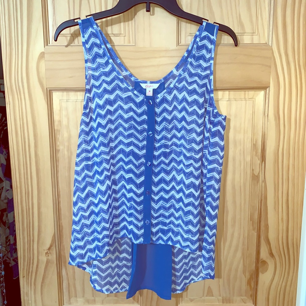 Candies sheer top